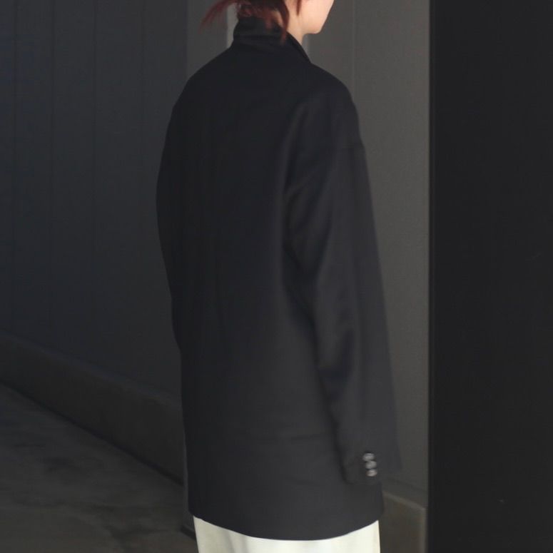 【残り一点】Draped Dart Wool Serge Blazer