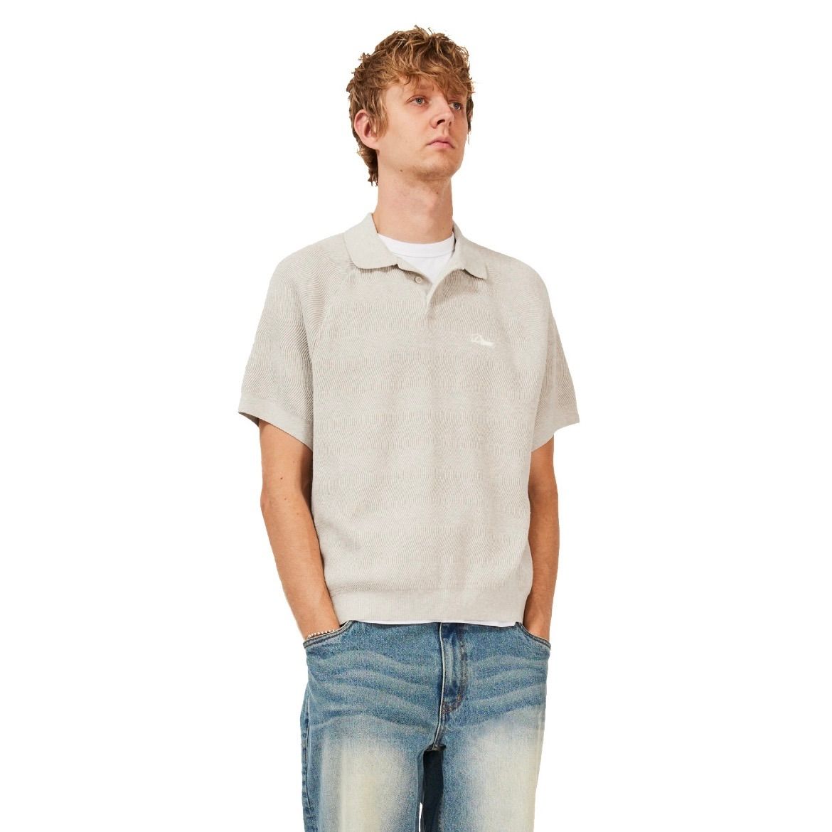 【残り一点】Cable Knit Polo