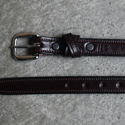 【残りわずか】Crossed Keeper Belts(HAVANA×NICKEL)