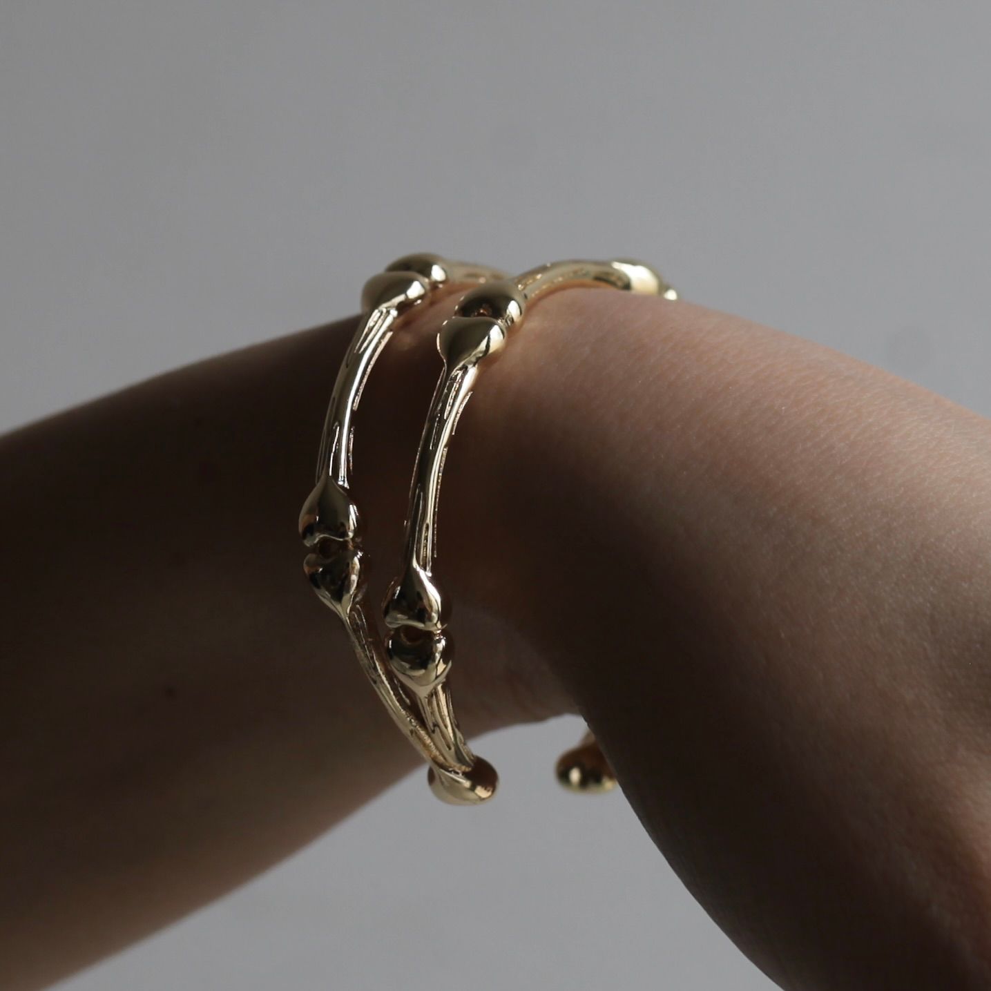 【残り一点】Bones And Blood Bracelet(GOLD)