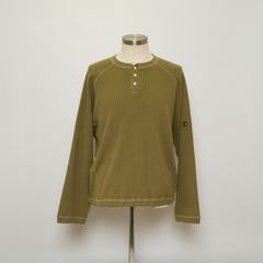 【残り一点】Lazy Thermal Henley Neck