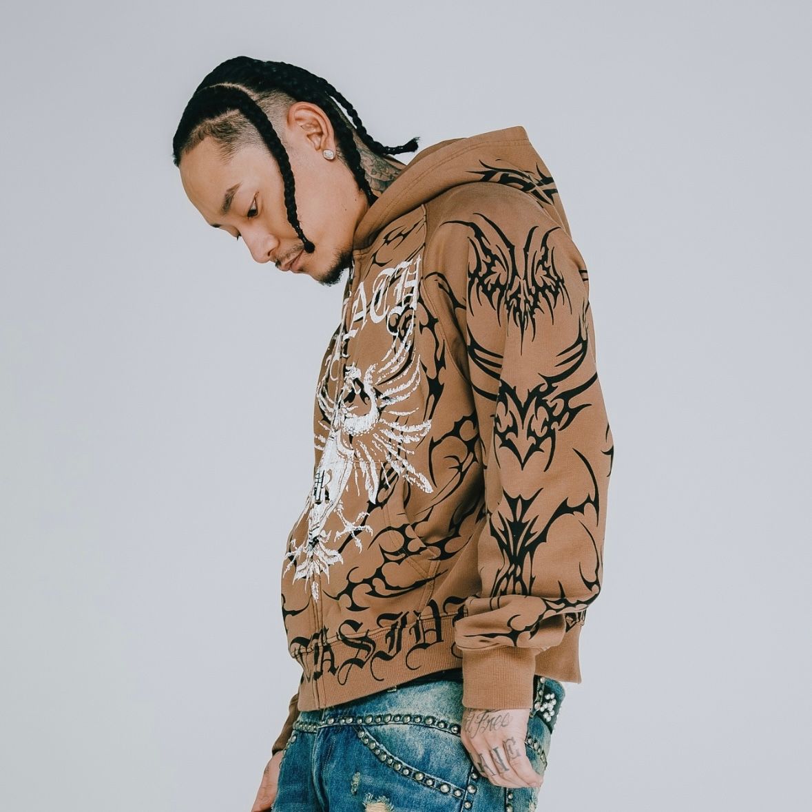 BREATH - 【残り一点】Twin Head Logo Zip Up Hoodie | ACRMTSM