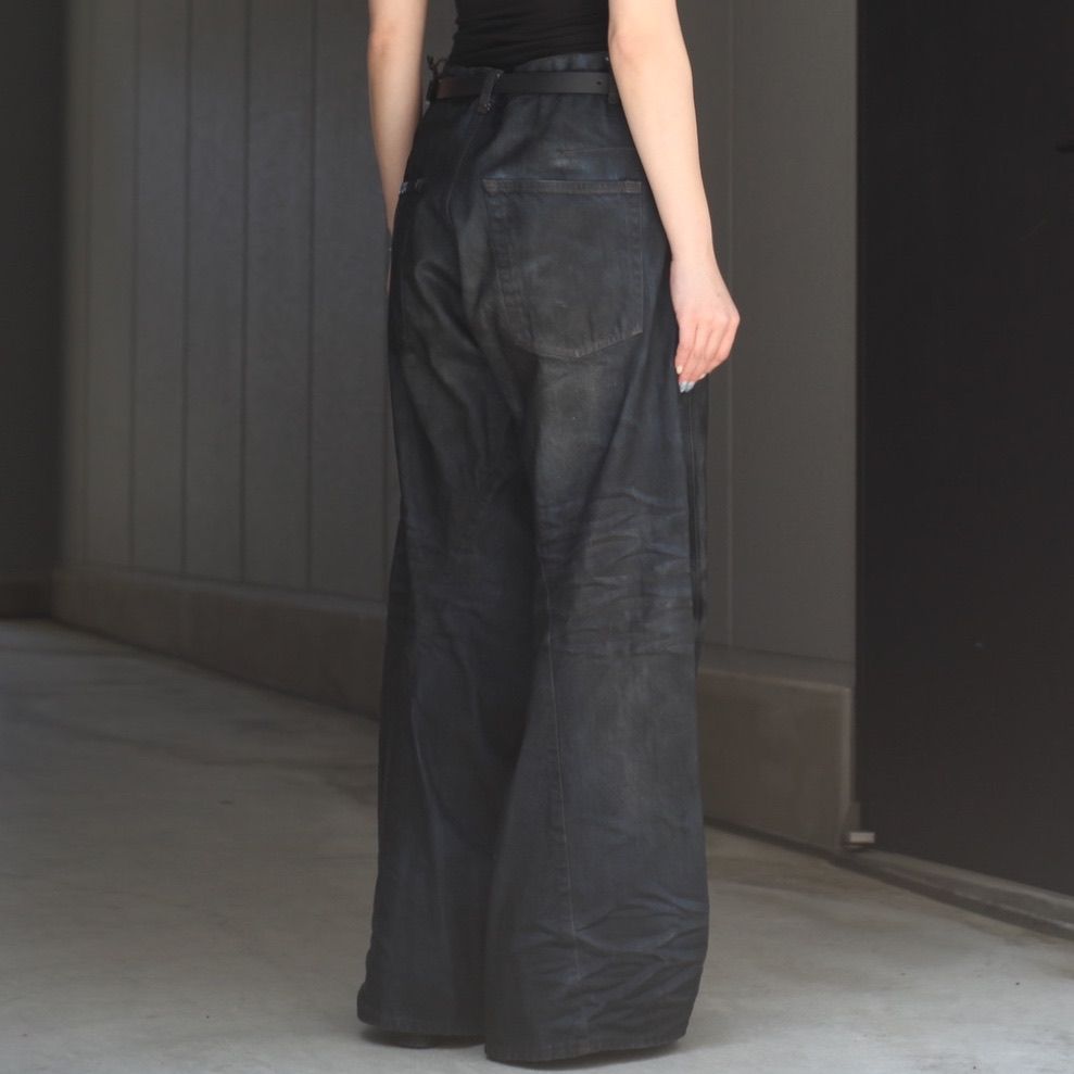 【残りわずか】3D Twisted Wide Leg Jeans