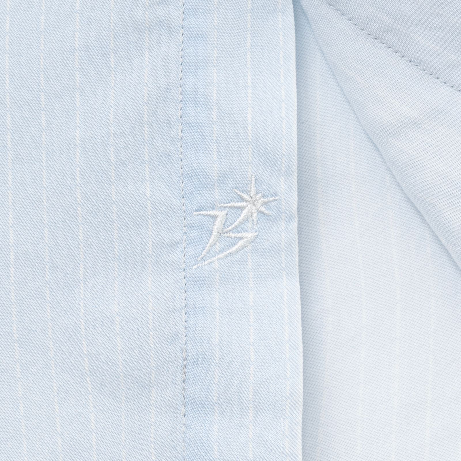 【残り一点】Printed Sparkle Striped Shirt