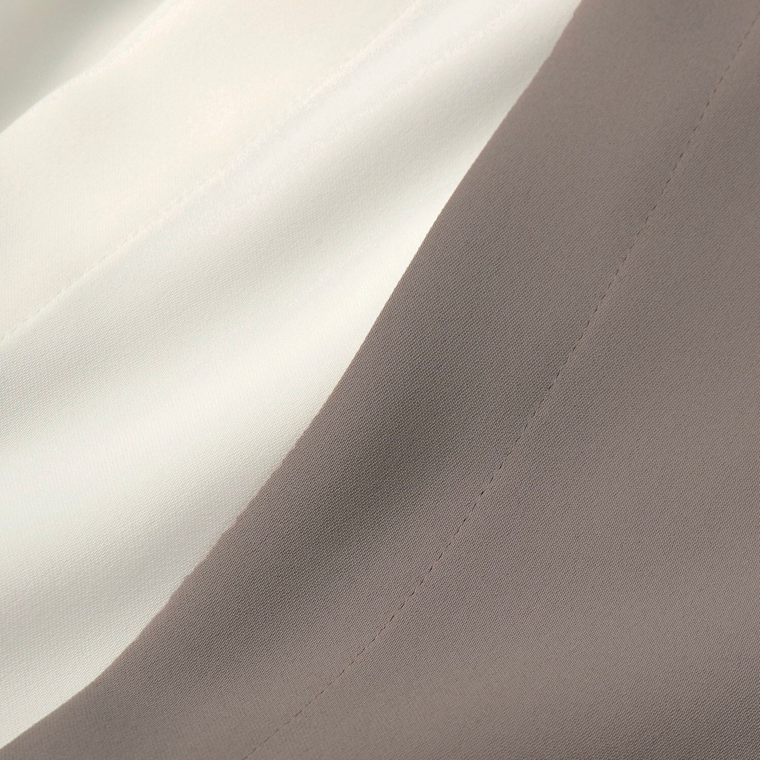 【残り一点】Double Cloth Layered Bi-Color Short Sleeve Shirt