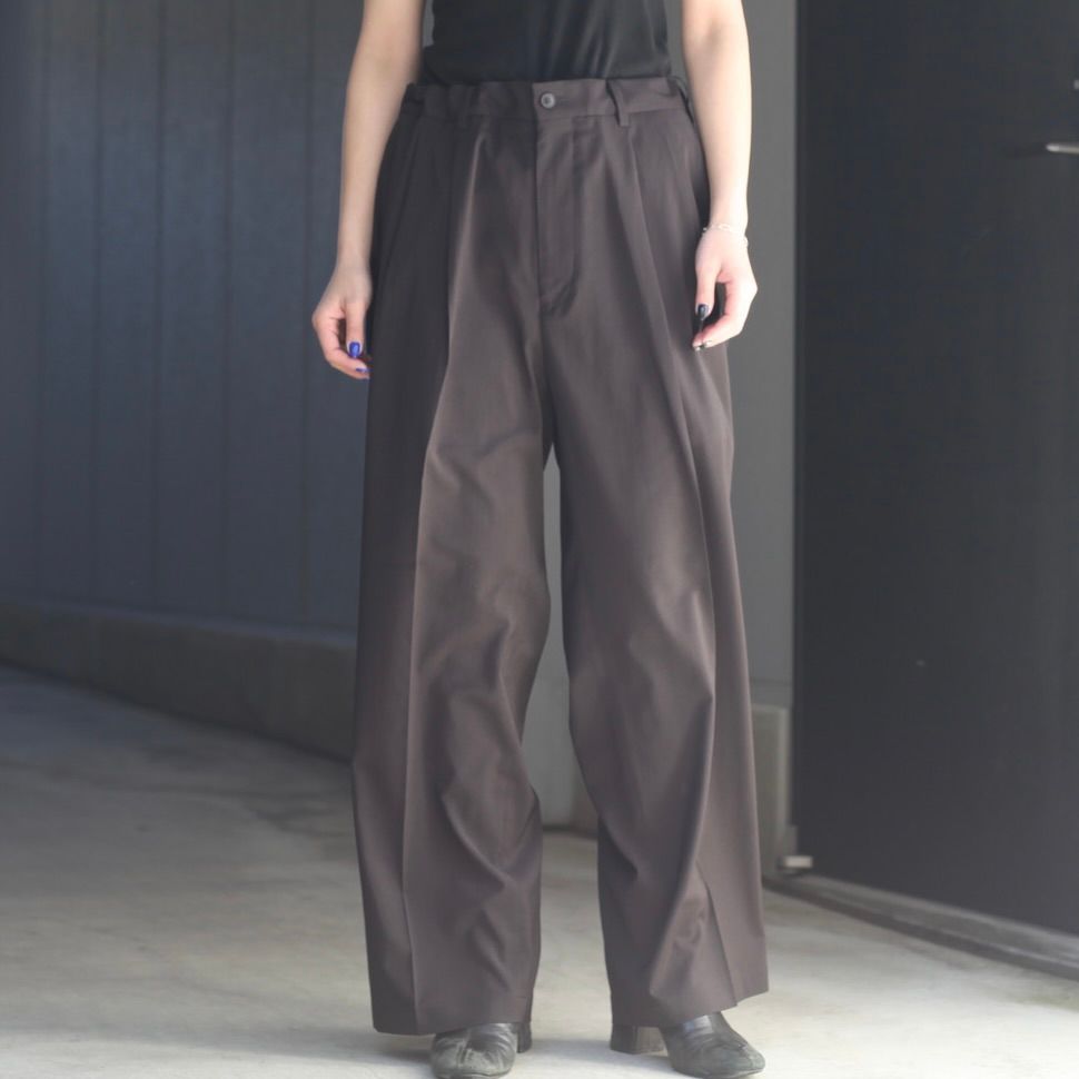 【残り一点】Double Pleated Trousers