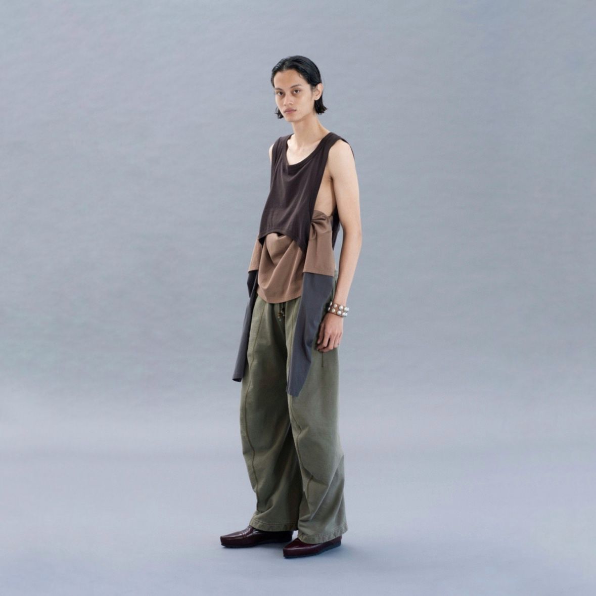 【残り一点】Panelled Multi Layerd T-Shirt