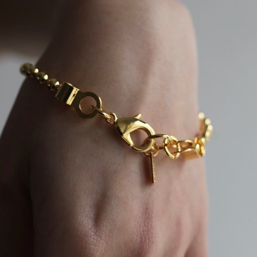 【残りわずか】Cutting Ball Bracelet(GOLD)