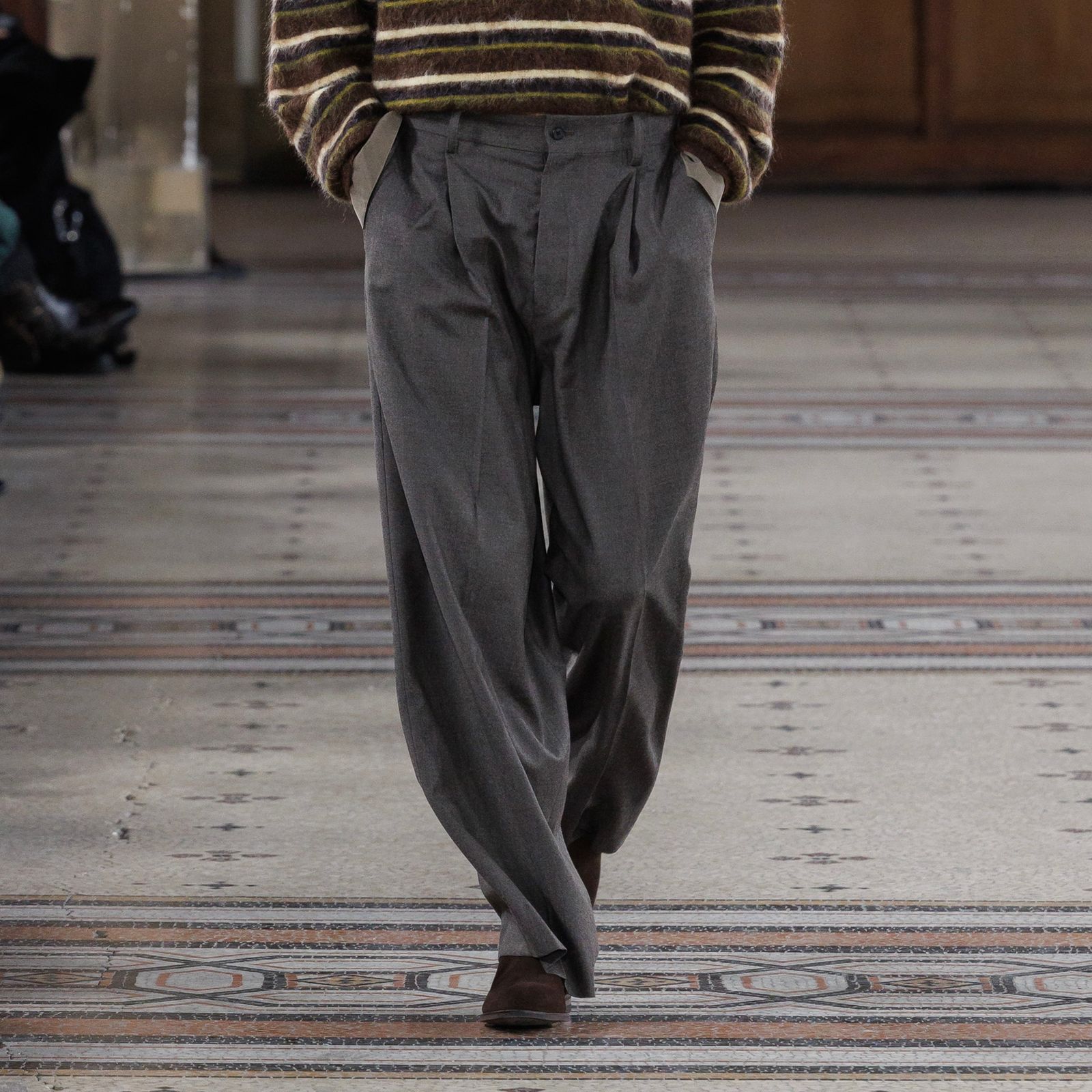 【残り一点】Extra Fine Wool Extra Wide Trousers