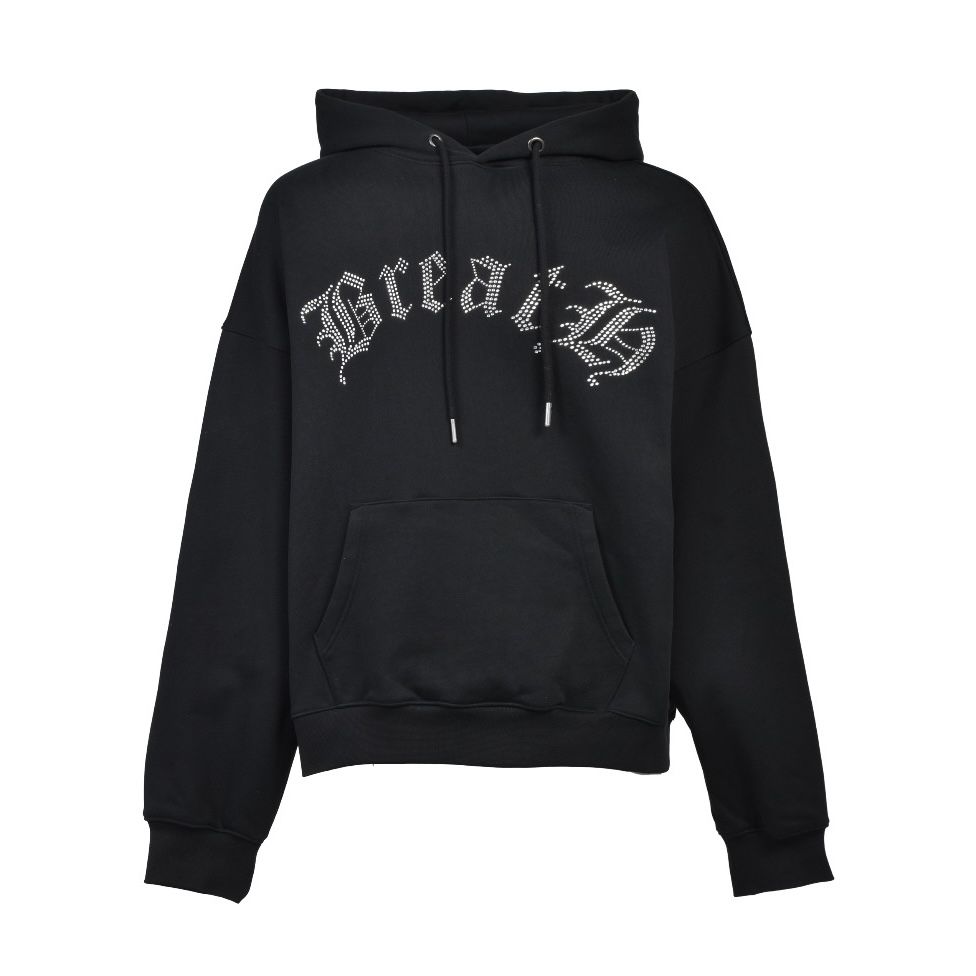 【残り一点】Old English Logo Rhinestone Hoodie