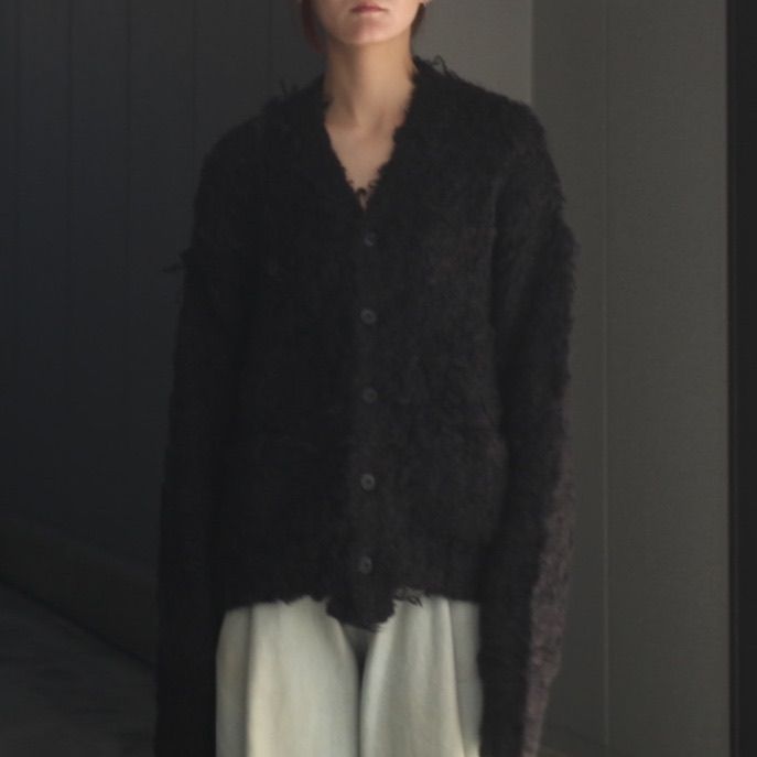 【残り一点】3Color Mix Mohair Cardigan