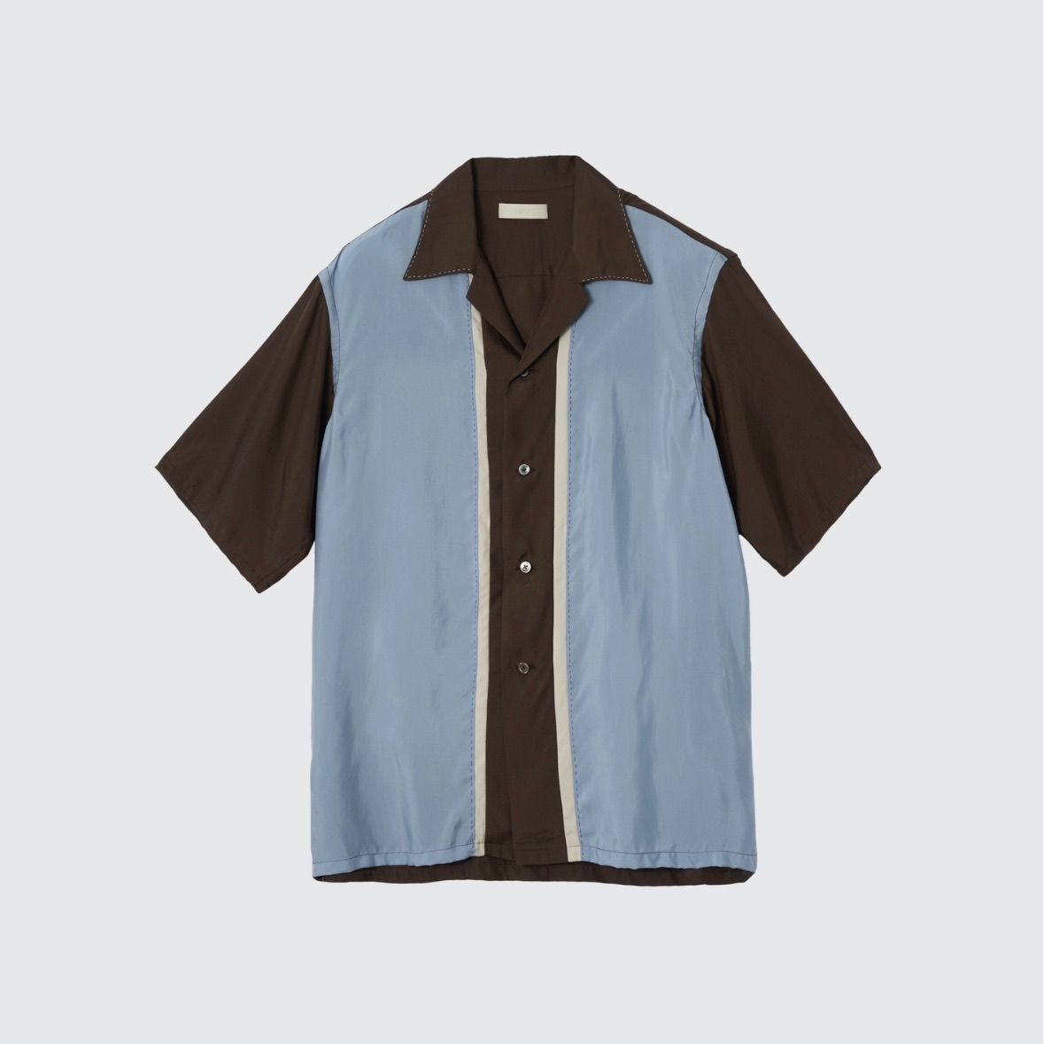 YOKE - 【残り一点】Colorblock Open Collar Shirt | ACRMTSM
