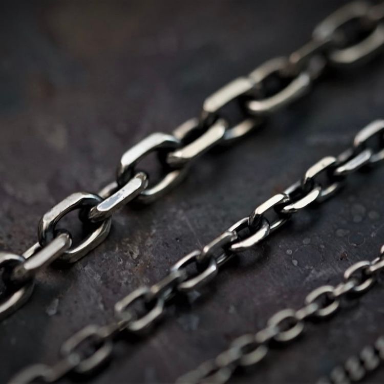 【残りわずか】80cut Out Chain Necklace(SILVER)