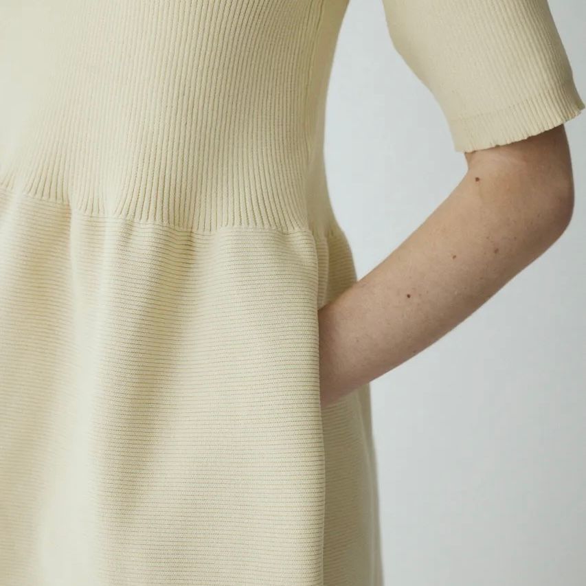 【残り一点】Knit Balloon Dress