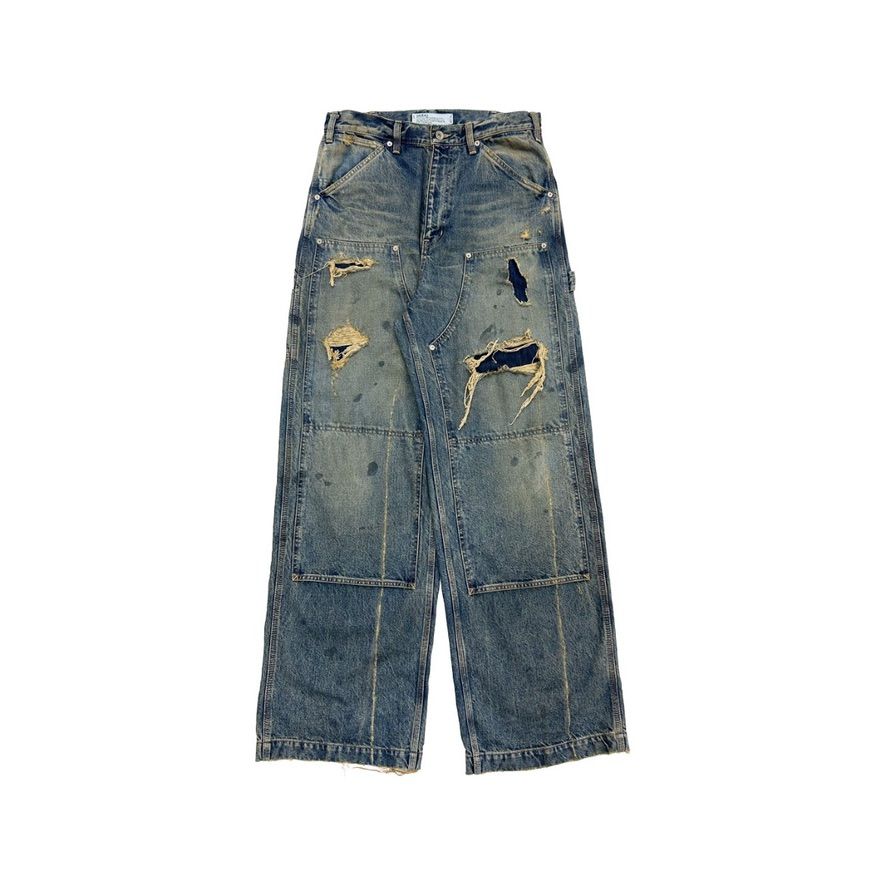 【残り一点】"80Year" Damage Painter Denim Pants