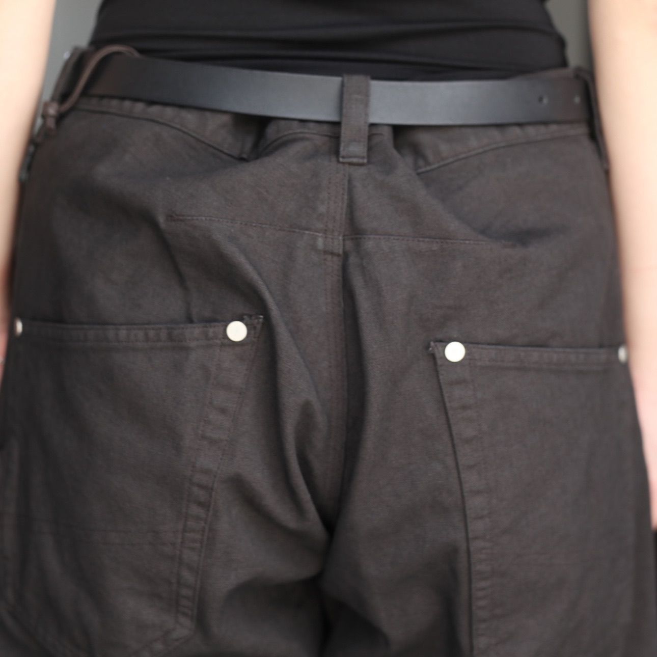 【残り一点】Curved Leg Double Knee Work Pants