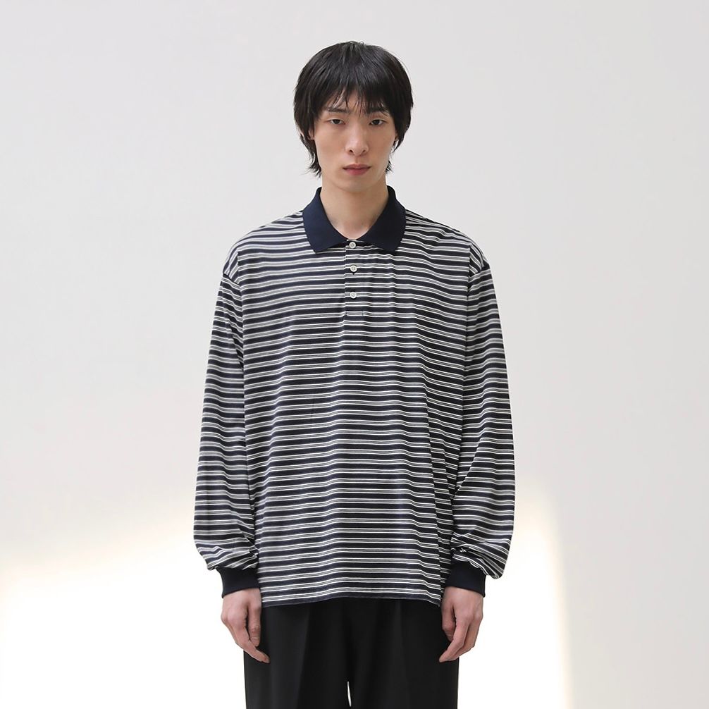 【残り一点】Brief Stripe Rugby Tee