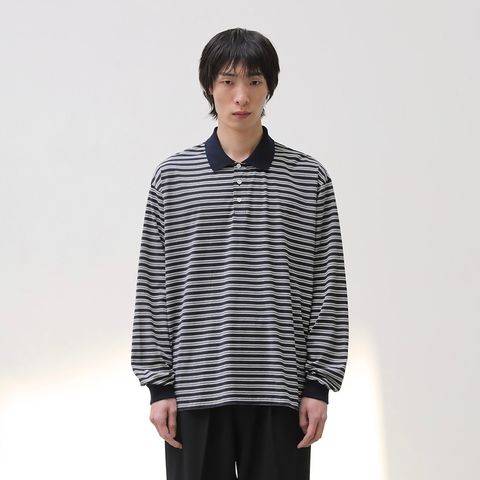 【残り一点】Brief Stripe Rugby Tee