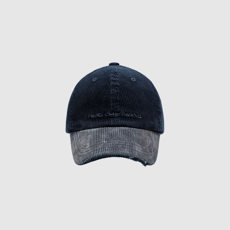 【残り一点】Blue Washed Corduroy Baseball Cap
