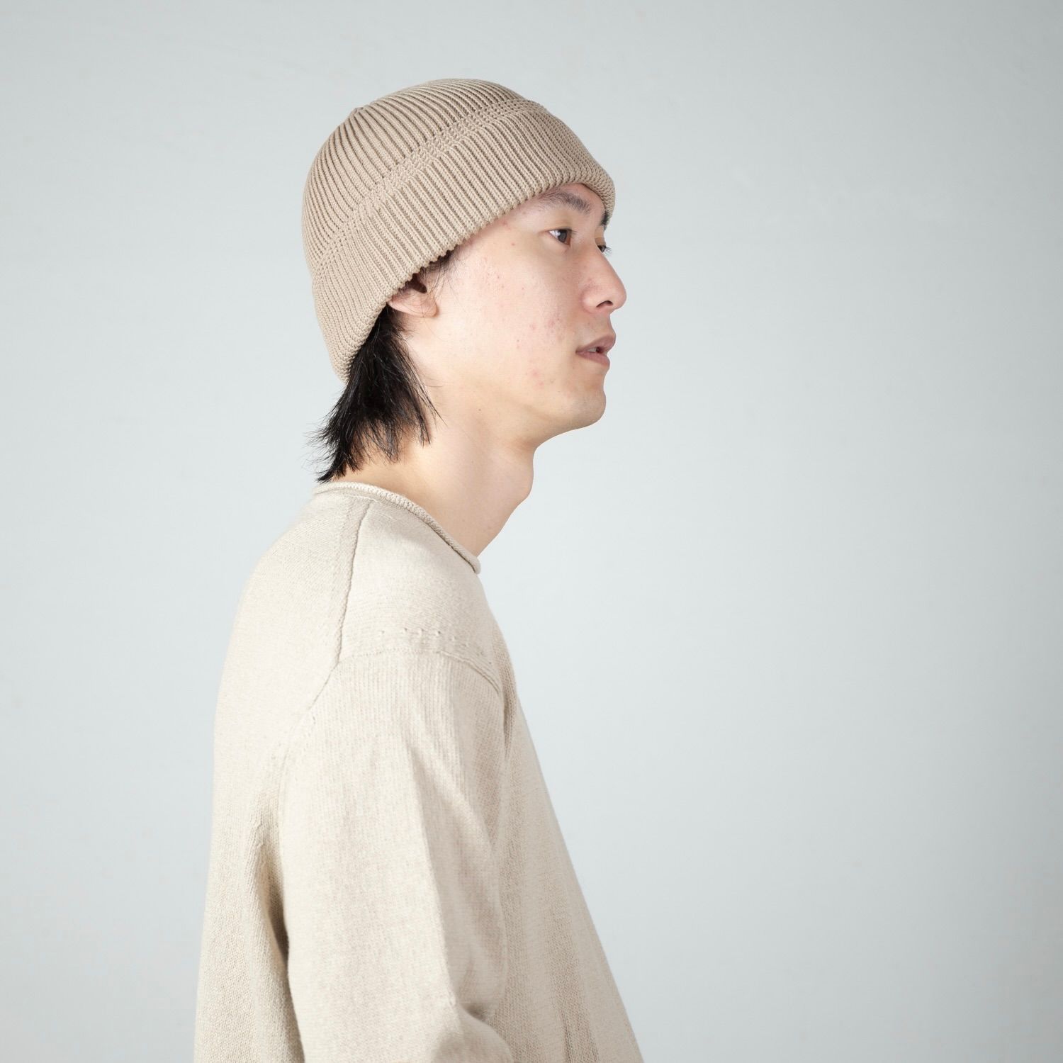 【残り一点】Cotton Acrylic Knit Beanie