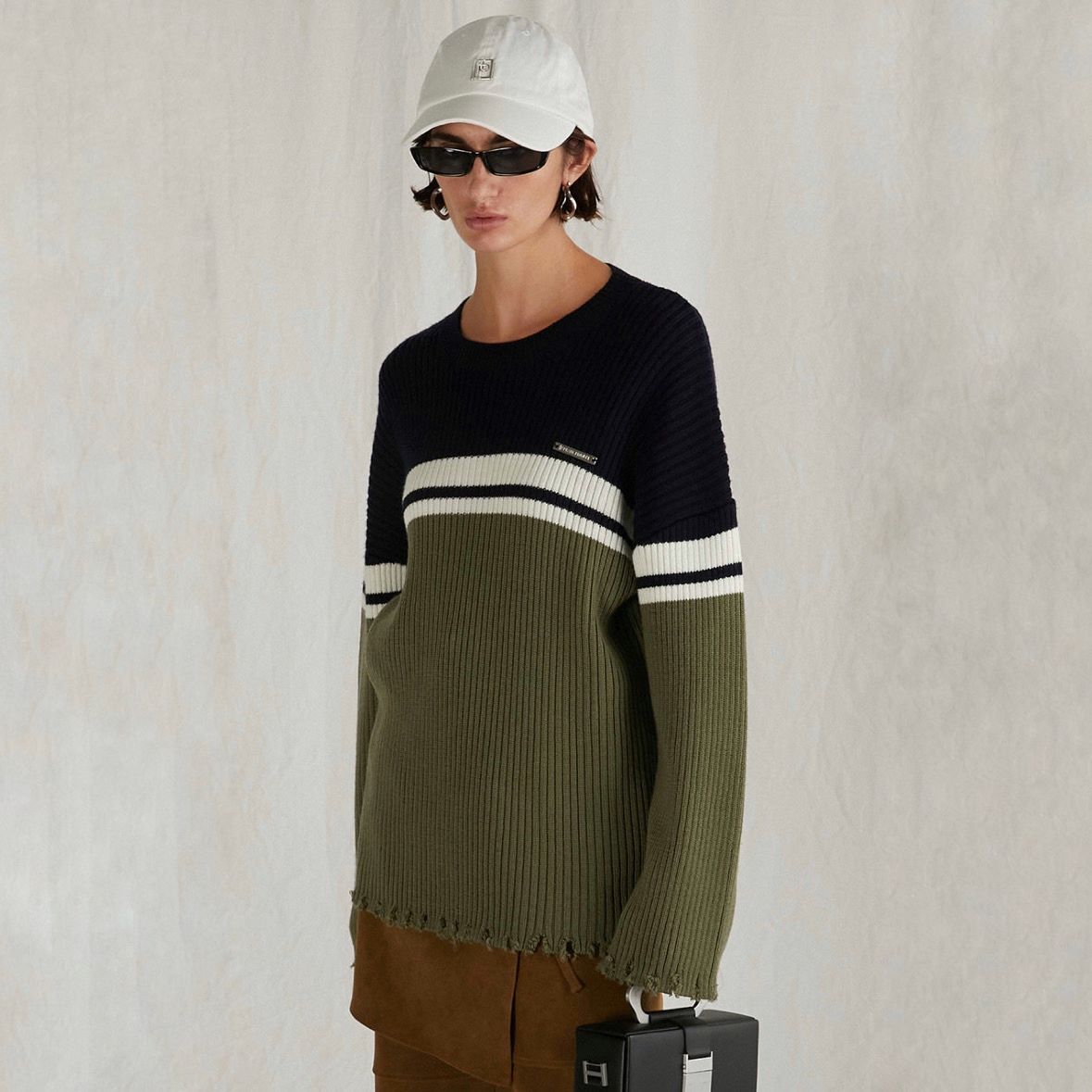 【残り一点】Border Over Knit