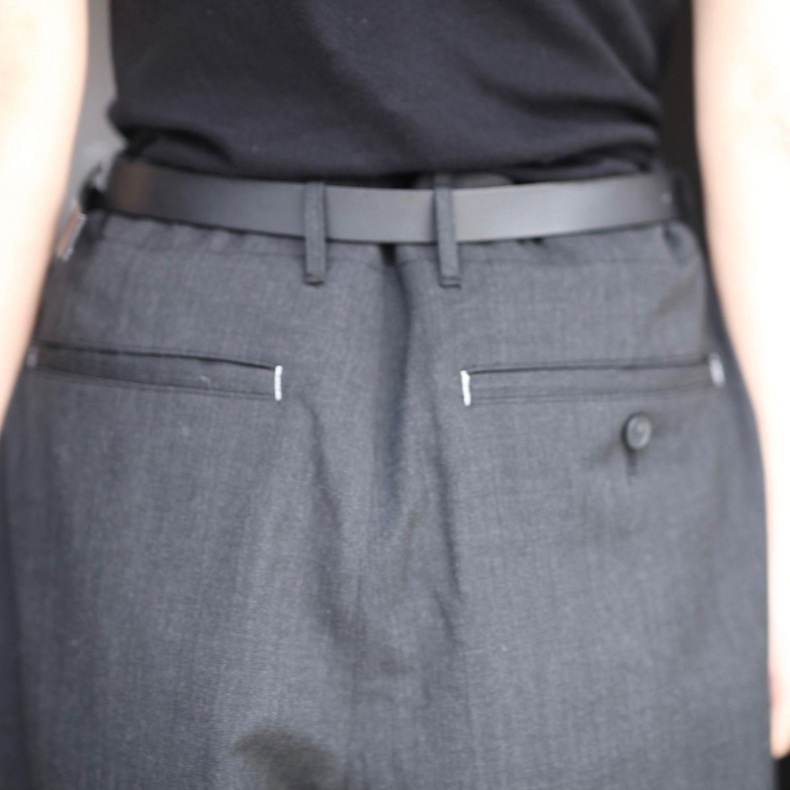 【残り一点】ウォッシャブルツイルスラックス