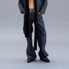 【残りわずか】3D Twisted Wide Leg Jeans