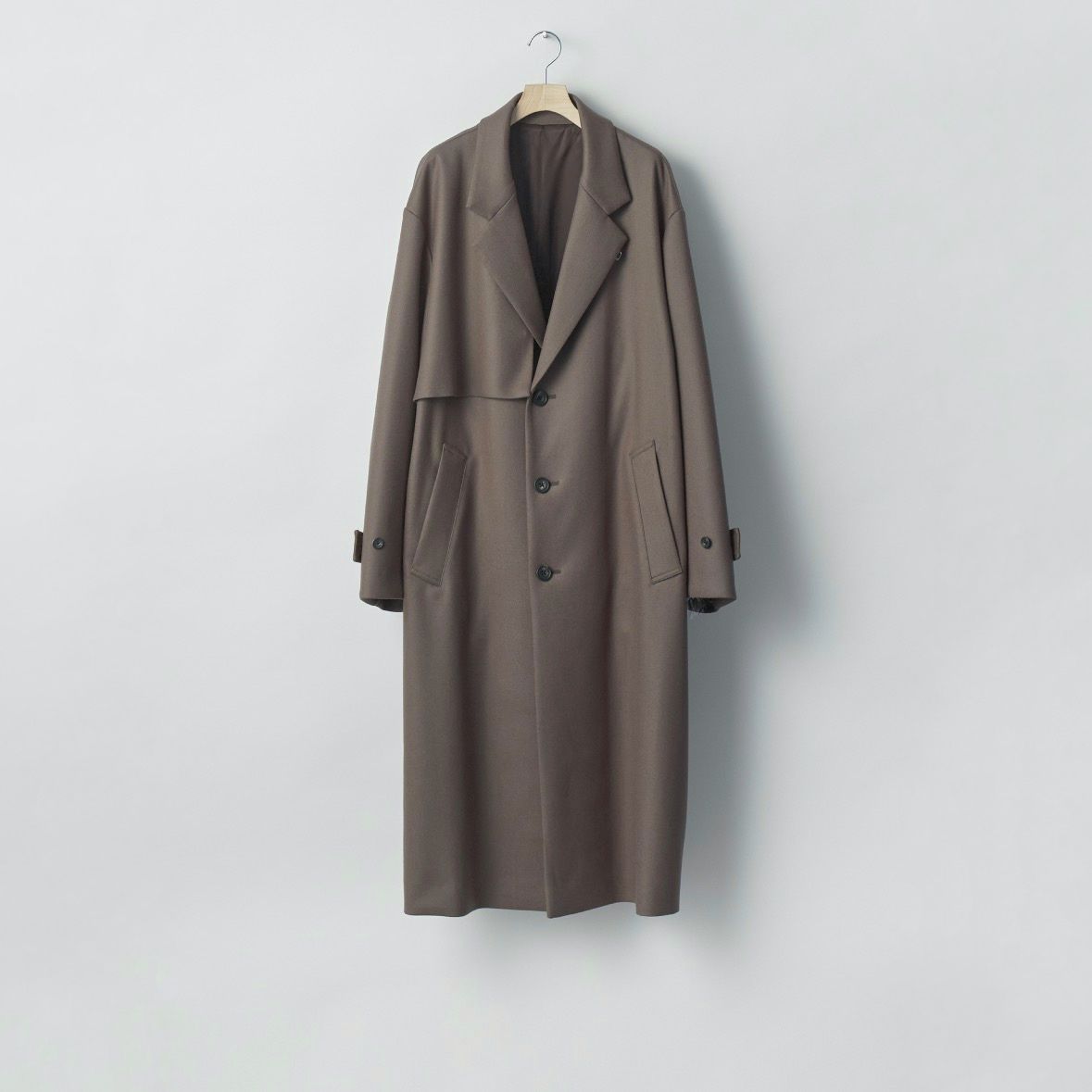 【残りわずか】Wool Melton Lay Chester Coat