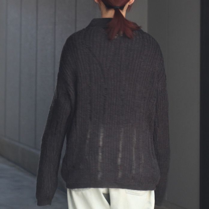 【残り一点】Silk Mohair Skipper Sweater