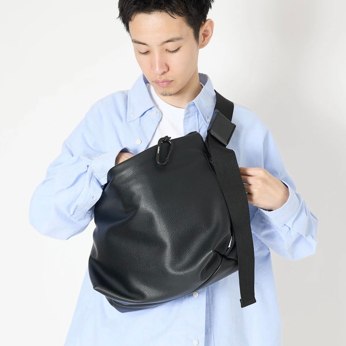 【残り一点】Leather Messenger Bag(M)