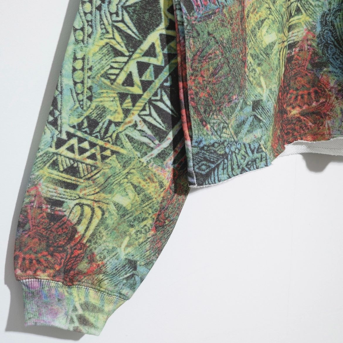 【残り一点】Cut Off Wide Zip Sweat Hoodie