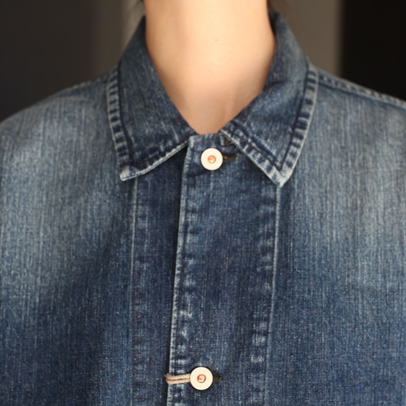 【残り一点】Navy Denim Chore Jacket