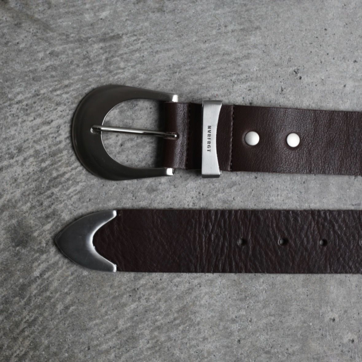 NVRFRGT ベルト NVRFRGT - 【残りわずか】4C Leather Belt | ACRMTSM ONLINE STORE