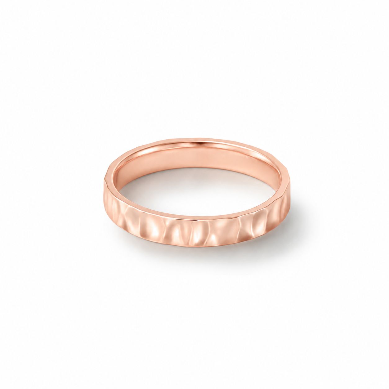【お取り寄せ注文可能】Crack Square Ring(K18 PINK GOLD)