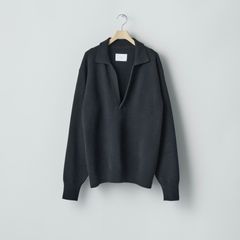 【残りわずか】Extra Fine Wool Knit Skipper LS
