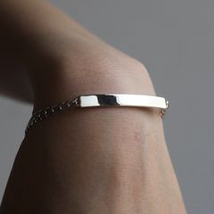 【お取り寄せ注文可能】ID Bracelet_S(SILVER)