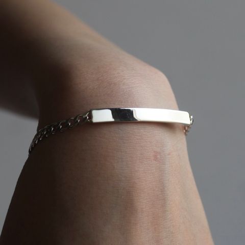 【お取り寄せ注文可能】ID Bracelet_S(SILVER)