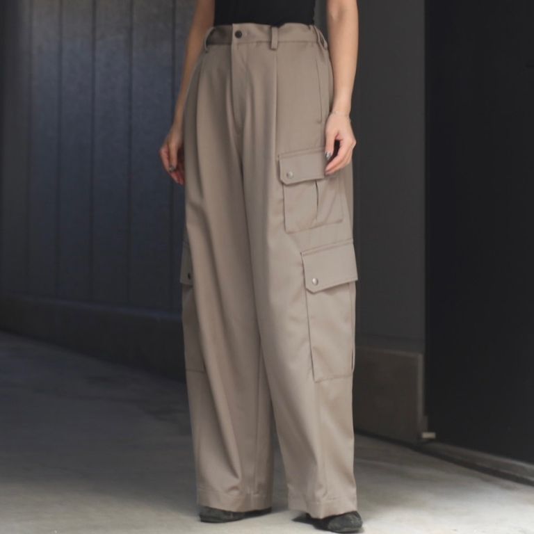 ssstein - 【残り一点】Cargo Pocket Wide Easy Trousers | ACRMTSM 