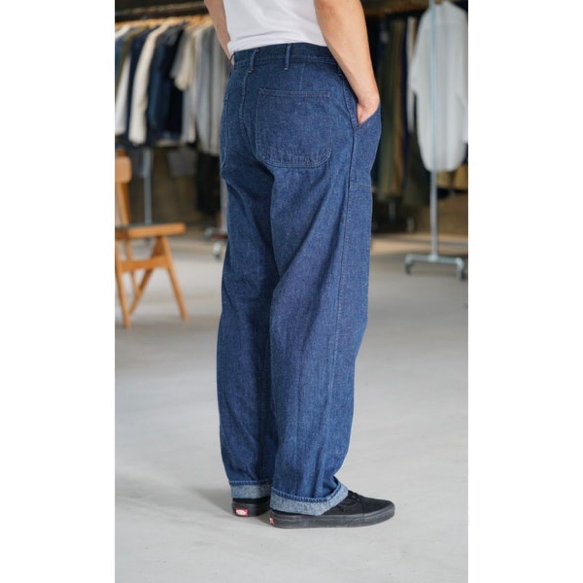 【再販売通知受付可能】U.S NAVY Utility Denim Pants