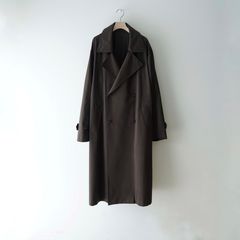 【残り一点】Cotton Satin Oversized Double Breasted Coat