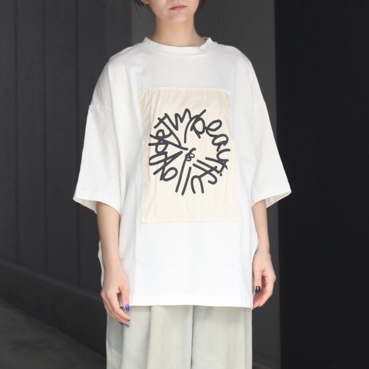 【残り一点】MBLドルマンスリーブプリントS/S Tee