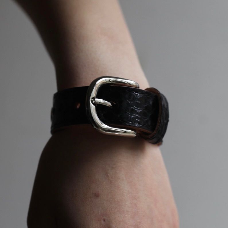 【残り一点】Python Leather Bracelet