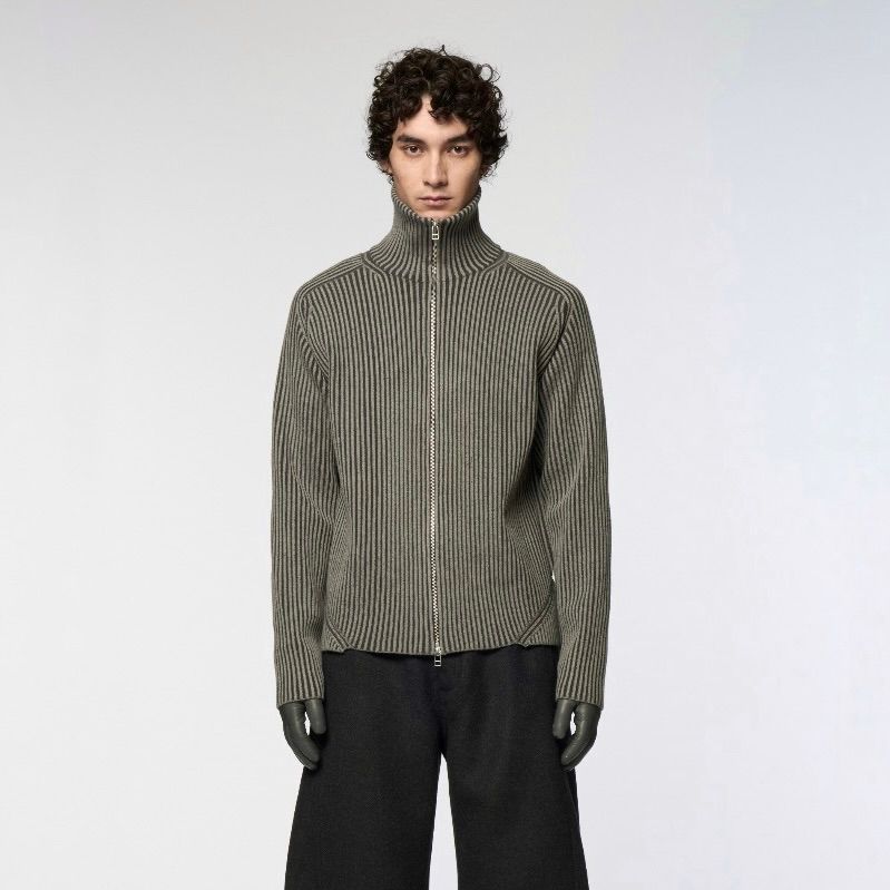 Omar Afridi オマールアフリディ 21AW ZELDA KNIT ハーフジップ