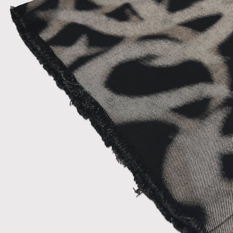 【残りわずか】Cut Off Heavy Short Wide Jeans(DISCHARGE PRINTED ASAT CAMO)