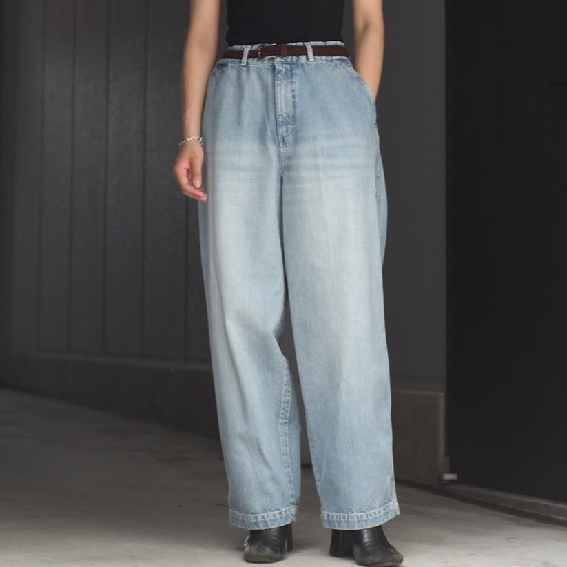 TTT MSW - 【残り一点】Organic Cotton Wide Denim Pants | ACRMTSM