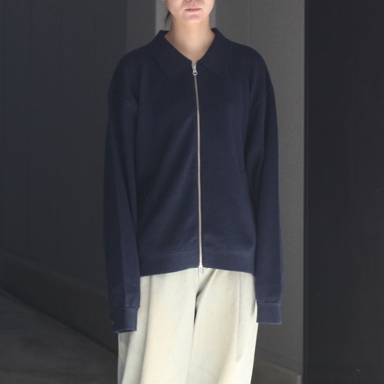 【残り一点】Co/Wo Moss Stitch Zip Blouson