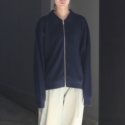 【残り一点】Co/Wo Moss Stitch Zip Blouson