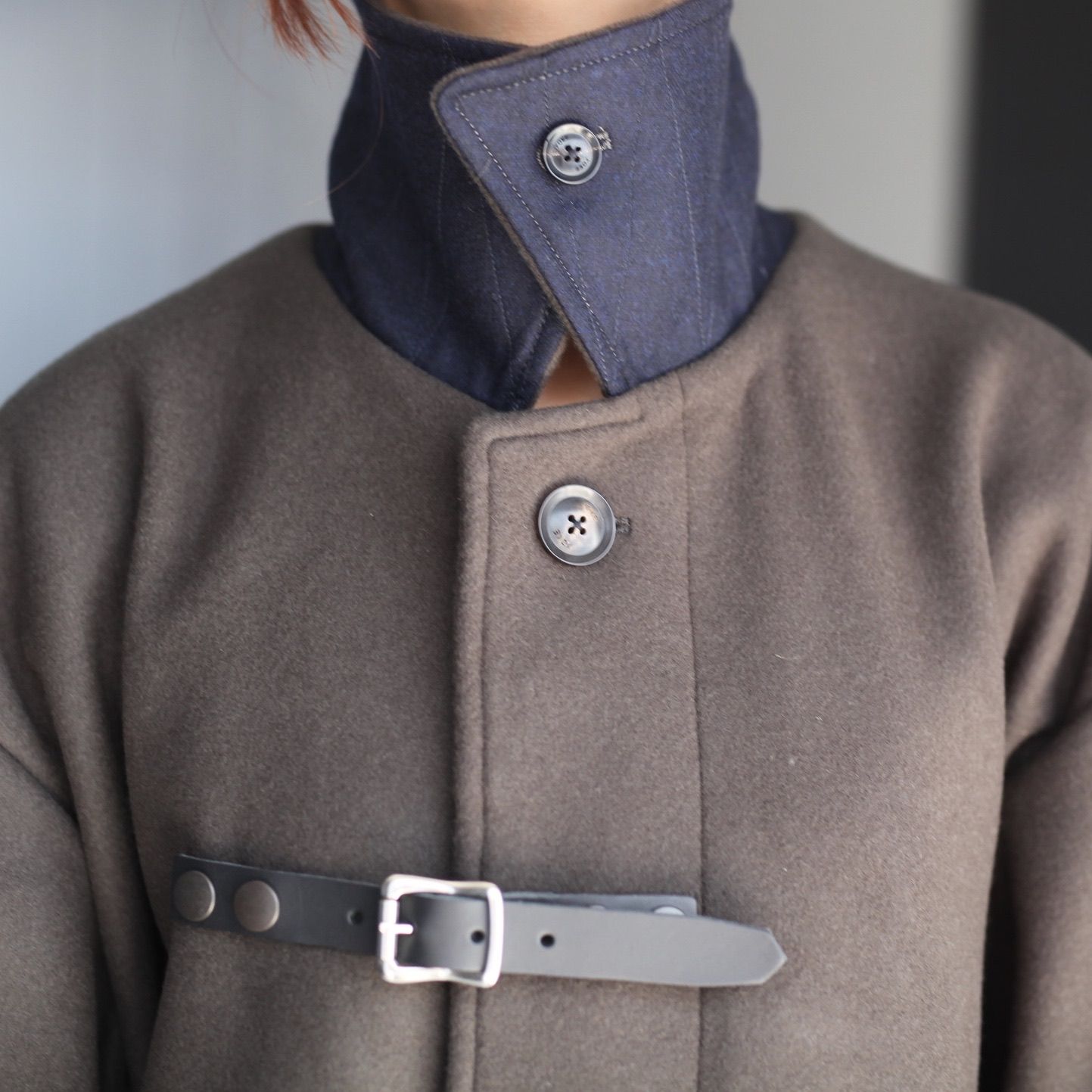 【残り一点】Melton Big Balmacaan Coat