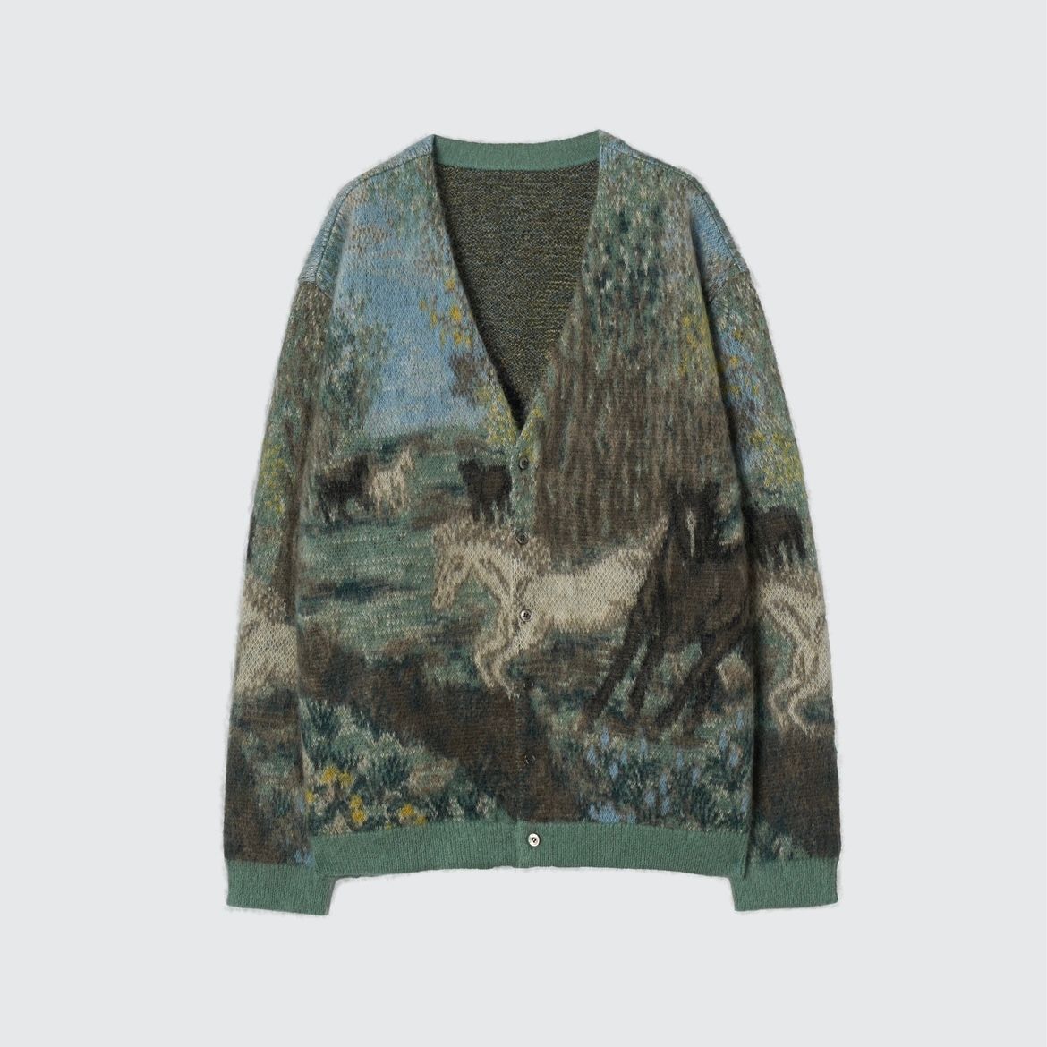 YOKE - ヨーク25SS HORSE JAQUCARD MOHAIR CARDIGAN - KEITA