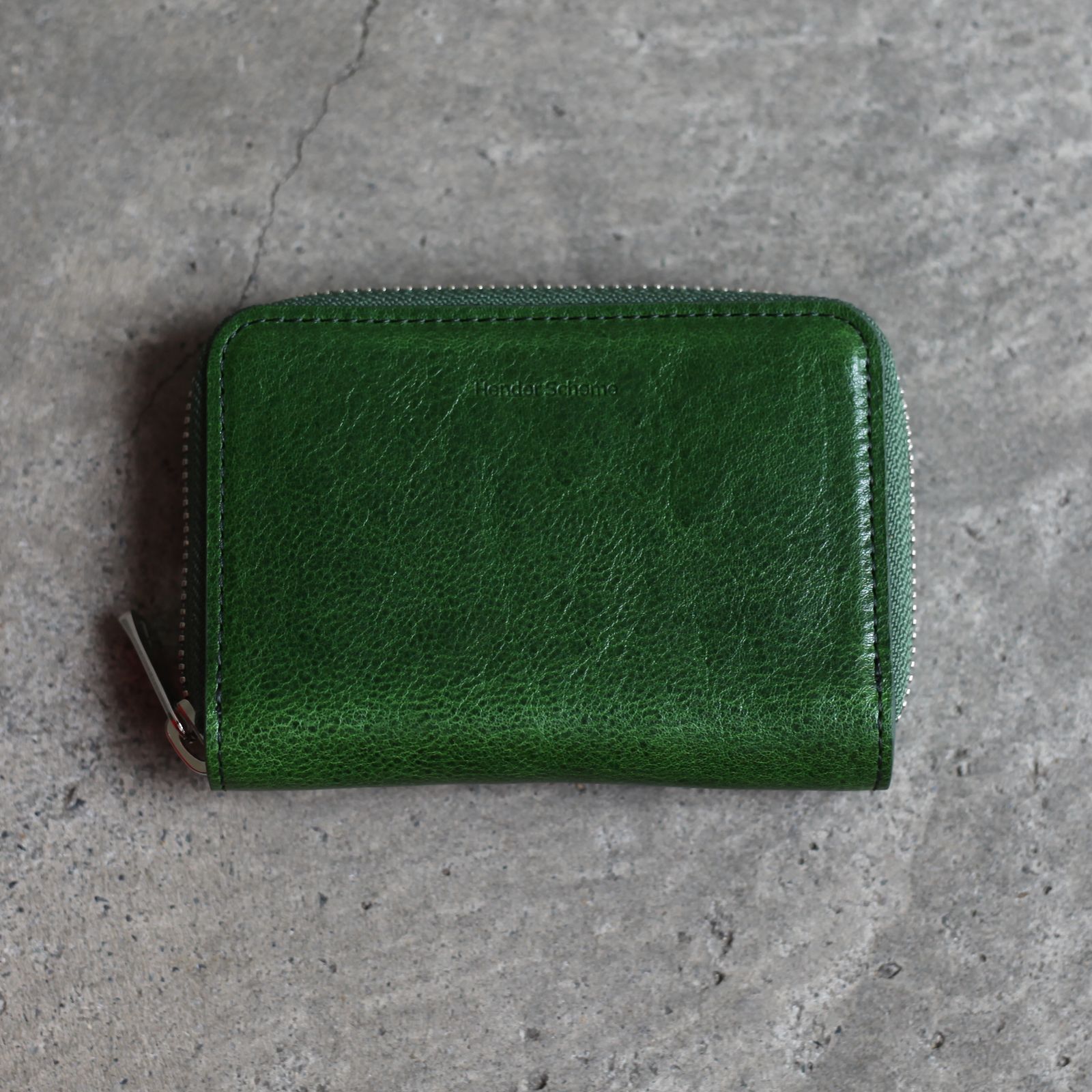 【次回入荷8月中旬予定】Zip Key Purse(LIME GREEN)